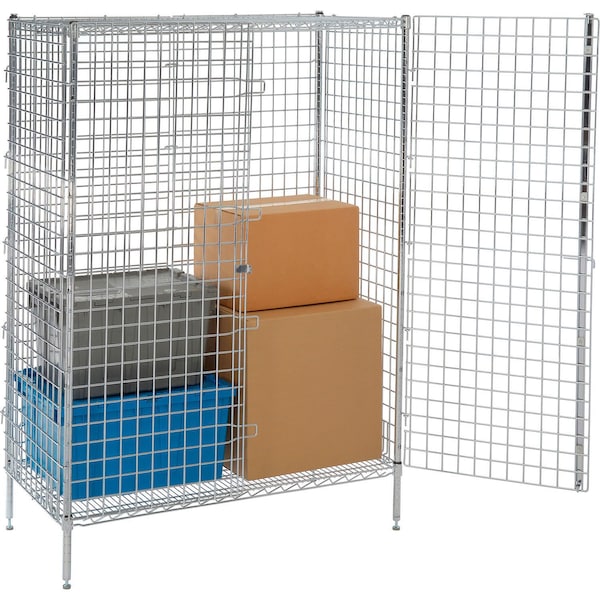 Nexel Poly-Z-Brite, Security Shelving Unit, 60W x 24D x 66H SU2460ZPS - main